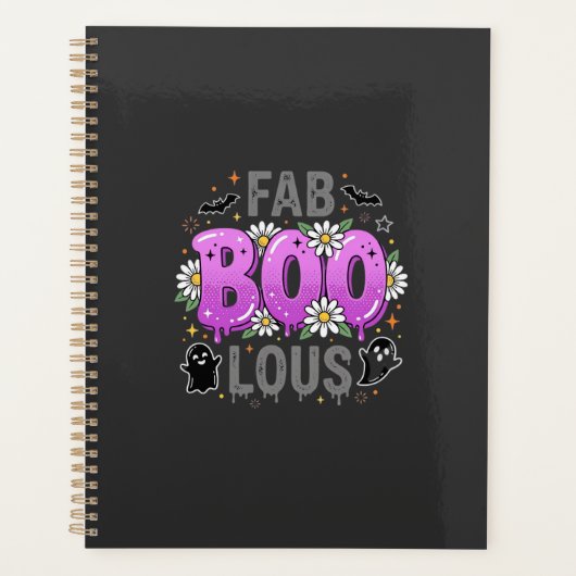 Fantastisches Halloween-Geister-Design_1 Planer (Vorderseite)