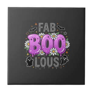 Fantastisches Halloween-Geisterdesign_1 Fliese