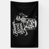 Fantastisches Halloween Skull für immer Banner (Vertikal)