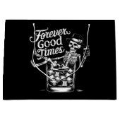 Fantastisches Halloween Skull für immer Große Geschenktüte (Vorderseite)