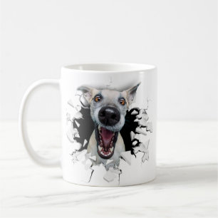 Fantastisches Hundegesicht   Kaffeetasse