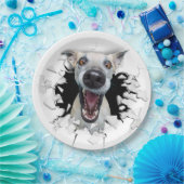 Fantastisches Hundegesicht Pappteller (Party)