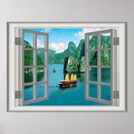 Fantastisches Imitat für Malaysias Sailboat Poster (Vorne)