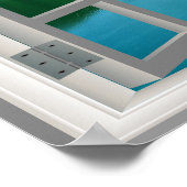 Fantastisches Imitat für Malaysias Sailboat Poster (Ecke)