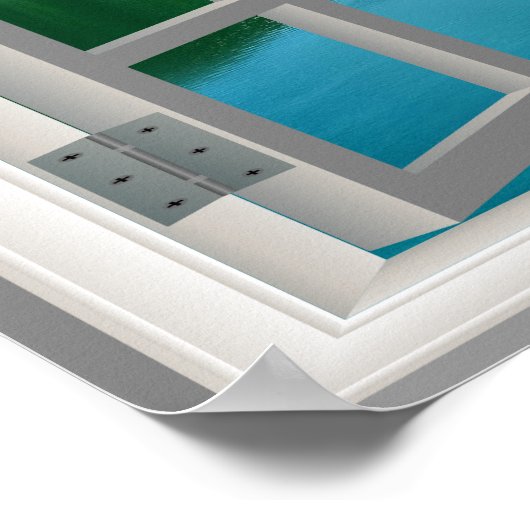 Fantastisches Imitat für Malaysias Sailboat Poster (Ecke)