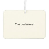 Fantastisches Katzensportfahrzeug Autolufterfrischer (Rückseite)