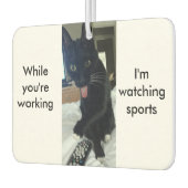 Fantastisches Katzensportfahrzeug Autolufterfrischer (Links)