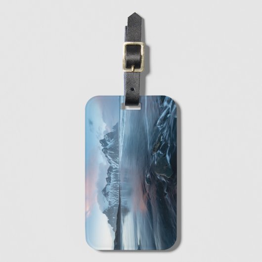 Fantastisches Licht in Island | Stokksnes, Gepäckanhänger (Vorderseite Vertikal)