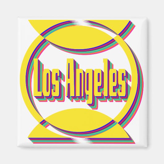Fantastisches Los Angeles 1 Magnet (Vorne)