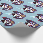 Fantastisches Mädchen Geschenkpapier (Ecke)