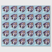 Fantastisches Mädchen Geschenkpapier (Flach)