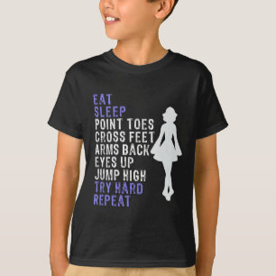 Fantastisches Mädchen-Iren-Tanz-Geschenk essen T-Shirt