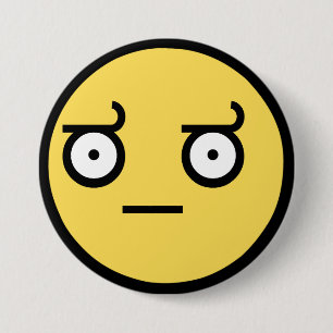 Fantastisches Missbilligungs-Gesicht Button