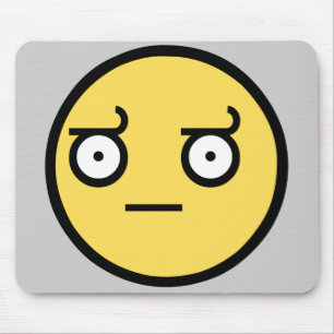 Fantastisches Missbilligungs-Gesicht Mousepad