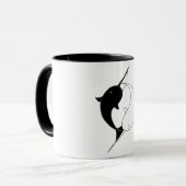 Fantastisches Narwhals Tasse (Vorderseite Links)