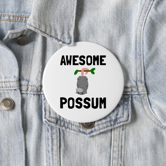 Fantastisches Opossum Button (Beispiel)