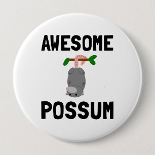 Fantastisches Opossum Button