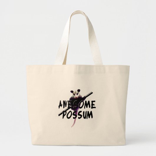 Fantastisches Opossum Jumbo Stoffbeutel (Vorne)