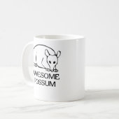 Fantastisches Opossum Kaffeetasse (Vorderseite Links)