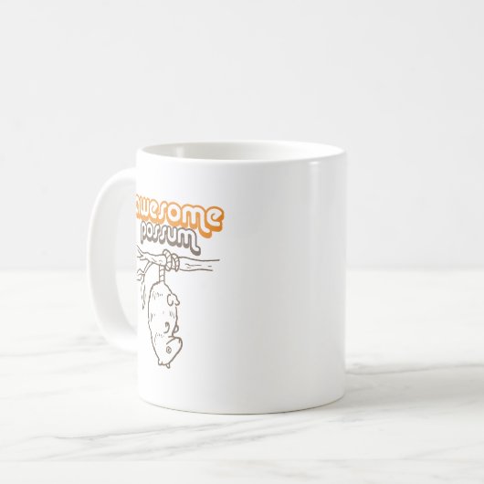 FANTASTISCHES OPOSSUM KAFFEETASSE (Vorderseite Links)