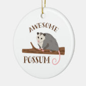 Fantastisches Opossum Keramik Ornament (Links)