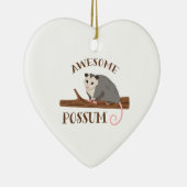 Fantastisches Opossum Keramikornament (Rechts)