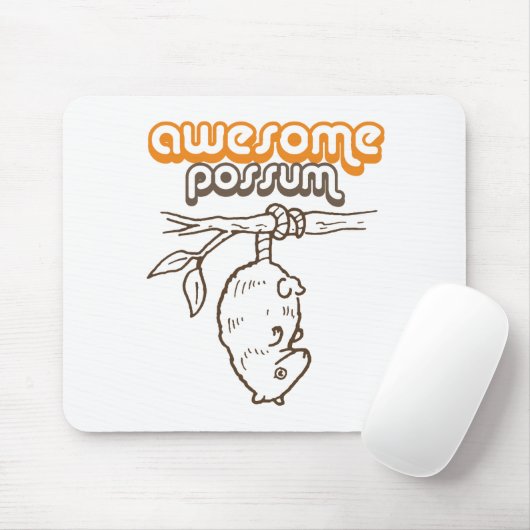 Fantastisches Opossum Mousepad (Mit Mouse)