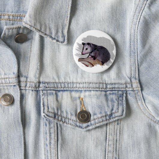 Fantastisches Opossum-Opossum Button (Beispiel)