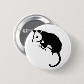 Fantastisches Opossum-Opossum Button (Vorne & Hinten)