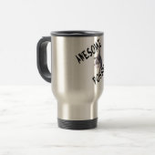 Fantastisches Opossum-Opossum Reisebecher (Vorderseite Links)