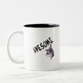 Fantastisches Opossum-Opossum Zweifarbige Tasse (Links)