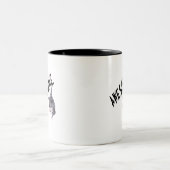 Fantastisches Opossum-Opossum Zweifarbige Tasse (Mittel)