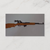 Fantastisches Ostblockgewehr Visitenkarte (Rückseite)