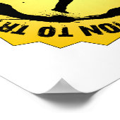 Fantastisches Paintball-Siegel Poster (Ecke)