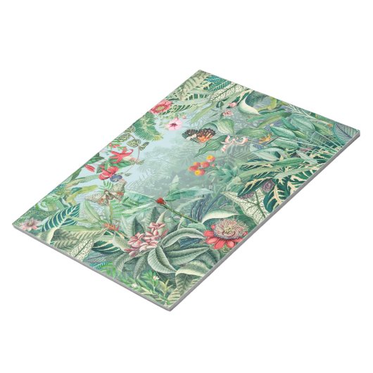 Fantastisches Regenwaldparadies Notizblock (angewinkelt)