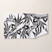 Fantastisches Schwarz-Weiß-Design Badhandtuch Set (Handtuch)