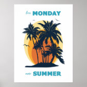Fantastisches Sommerdesign. Poster (Vorne)