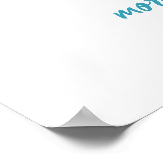 Fantastisches Sommerdesign. Poster (Ecke)