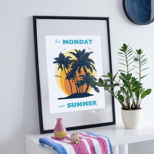 Fantastisches Sommerdesign. Poster