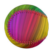 Fantastisches Spektrum an Regenbogenfarben Baseball (Vorderseite Links)