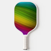 Fantastisches Spektrum an Regenbogenfarben Pickleball Schläger (Rückseite)