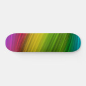 Fantastisches Spektrum an Regenbogenfarben Skateboard (Horizontal)