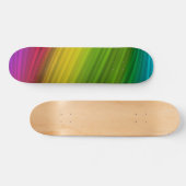 Fantastisches Spektrum an Regenbogenfarben Skateboard (Horizontal)