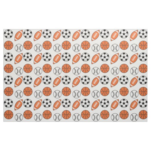 Fantastisches Sportkugelmuster Stoff (Fat Quarter (45,7 x 55,9 cm))