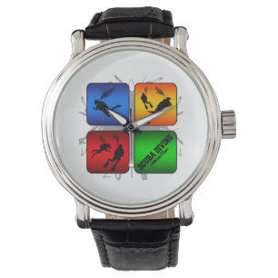Fantastisches Sporttauchen-städtische Art Armbanduhr