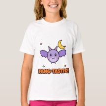 Fantastisches süßes Fledermaus-Kinder-Halloween-T-