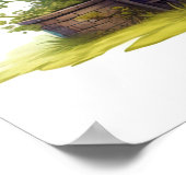 Fantastisches Tale Hütte House Poster (Ecke)