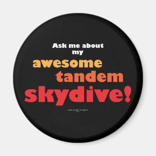 Fantastisches TandemSkydive Magnet