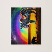 Fantastisches Tier Zebra Tiger Puzzle (Vertikal)
