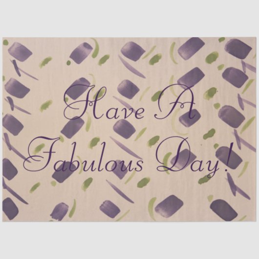 Fantastisches Tissue Seidenpapier (Vorderseite)